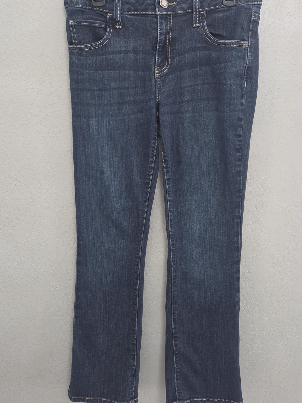 Vera Wang Boot-Cut Jeans in Dark Blue Wash